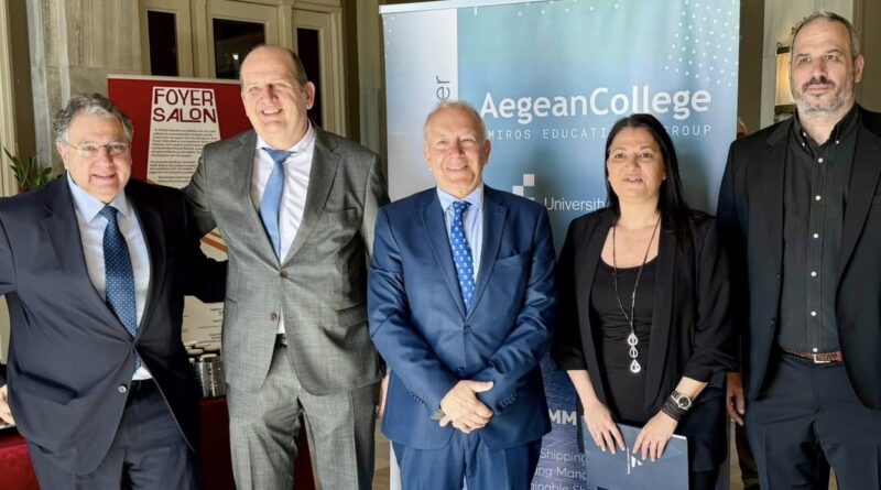 Παρέμβαση Στέφανου Γκίκα για τη ναυτιλία και τη γεωπολιτική αστάθεια στο 8ο Ναυτιλιακό Συνέδριο του Aegean College