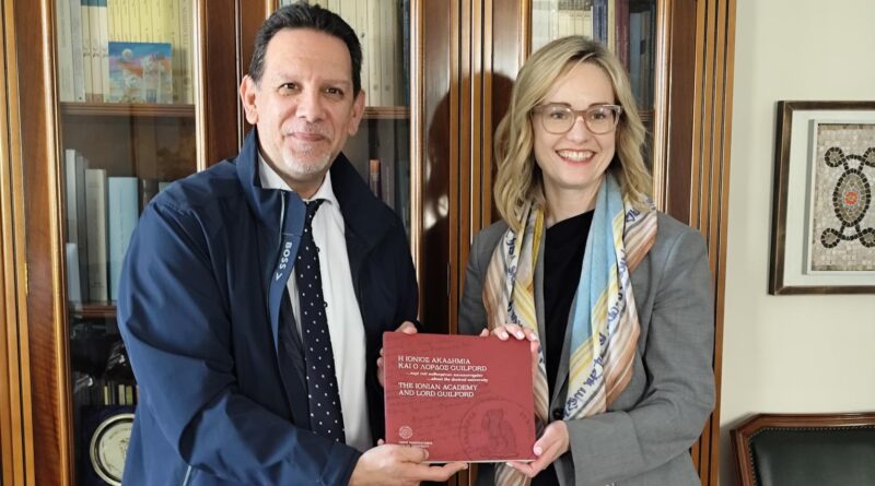 Επίσημη επίσκεψη της Πρέσβεως της Ιρλανδίας στο Ιόνιο Πανεπιστήμιο