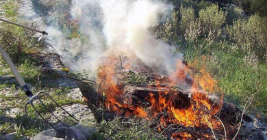 Ν. Κέρκυρα: Έκαιγε χόρτα χωρίς μέτρα πυροπροστασίας κι «έφαγε» πρόστιμο 937,50€