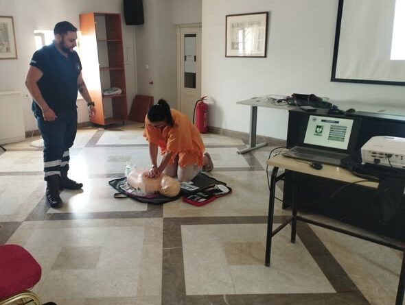 Επιτυχής ολοκλήρωση σεμιναρίου Καρδιοπνευμονικής Αναζωογόνησης (ΚΑΡΠΑ) και χρήσης αυτόματου απινιδωτή.