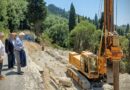 «Αυτοψία Τρεπεκλή στο έργο αποκατάστασης των κατολισθήσεων στους Αγίους Θεοδώρους»