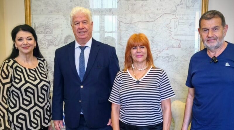 Συνάντηση της Ένωσης Χορωδιών Κέρκυρας με τον Περιφερειάρχη Ιονίων Νήσων