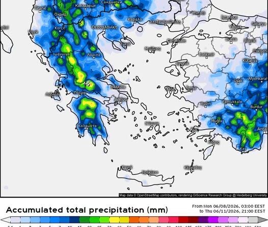 MeteoCorfu: Καιρός Ελλάδας: Σταθερός καιρός στην Κέρκυρα — Αστάθεια στην ηπειρωτική Ελλάδα
