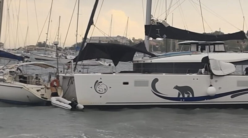 Σφοδρό μπουρίνι έπληξε την Κέρκυρα: Συγκρούσεις σκαφών στη Γαρίτσα, πτώσεις δέντρων και προβλήματα στην ηλεκτροδότηση