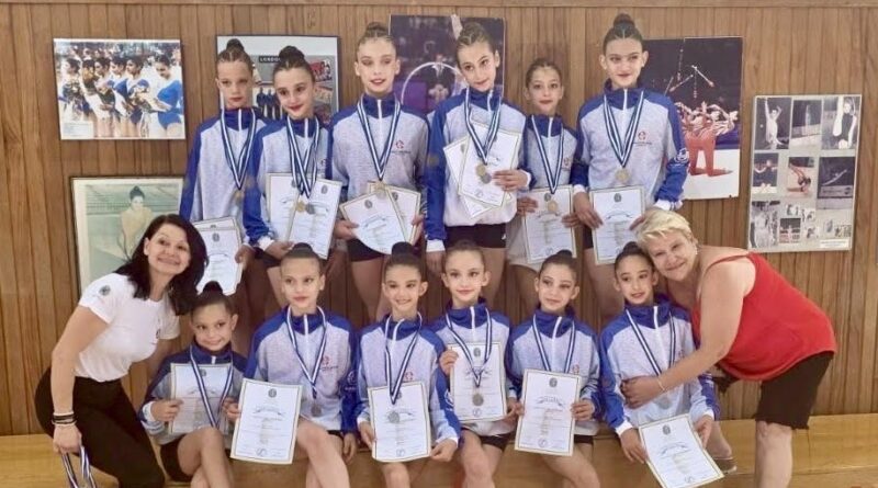 Λάμψη μεταλλίων για τον Γυμναστικό Όμιλο Κέρκυρας – Χρυσό και δύο ασημένια στον Περιφερειακό αγώνα Ensemble