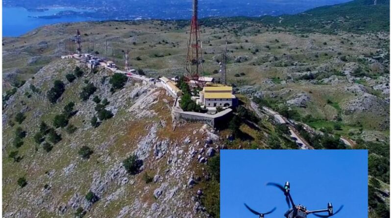  Εναέρια 24ωρη επιτήρηση από το Λαύκι Δήμου Βόρειας Κέρκυρας σε όλο τον ορεινό όγκο  Παντοκράτορα -από τον Αφιώνα έως την Κουλούρα .