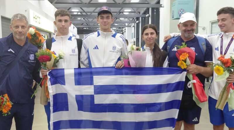 Υποδοχή αθλητών από το Πανευρωπαϊκό Πρωτάθλημα Κ18