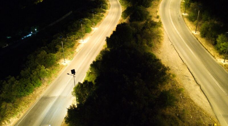 Ενίσχυση της Οδικής Ασφάλειας στα Ιόνια Νησιά από την ΠΙΝ. Επιθεώρηση του Περιφερειάρχη Ιονίων Νήσων στο νέο φωτισμό   του επαρχιακού οδικού δικτύου στη Βόρεια Κέρκυρα