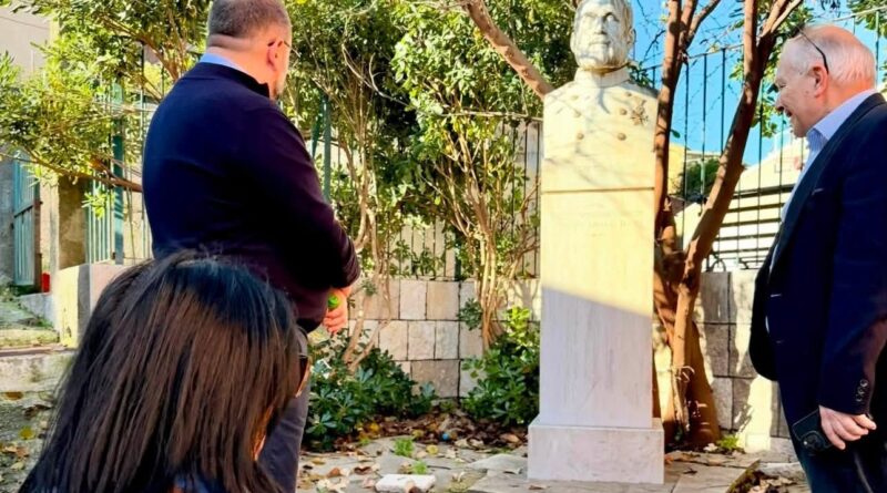 Χρηματοδότηση 5.000 ευρώ για τη συντήρηση της προτομής του Ναυάρχου Γεράσιμου Ζωχιού στους Αγίους Δέκα
