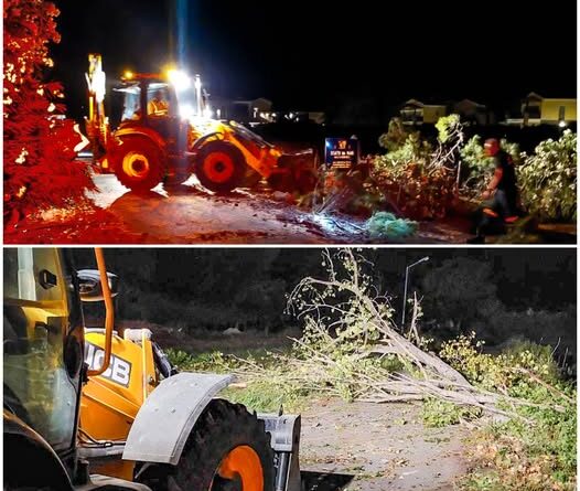 Διέλευση ισχυρού καταιγιδοφόρου πυρήνα από το Δήμο Βόρειας Κέρκυρας – Εκτεταμένες ζημιές σε υποδομές του Δήμου Βόρειας Κέρκυρας και προβλήματα στην υδροδότηση, την οδοποιία και την ηλεκτροδότηση