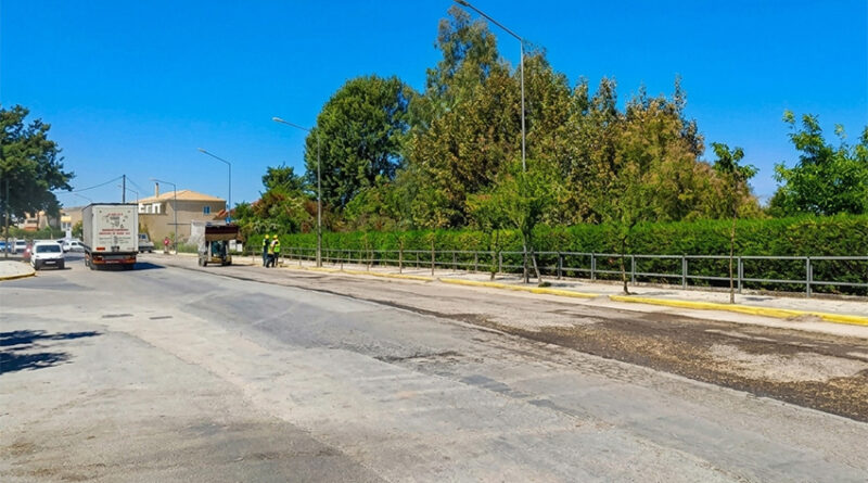 Κέρκυρα: Ξεκίνησαν από την Αχαράβη οι εργασίες αποκατάστασης των ζημιών στο επαρχιακό οδικό δίκτυο