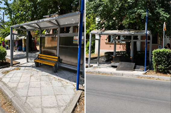 Κέρκυρα: Βανδαλισμοί στη νέα στάση του ΚΤΕΛ στο Μαράσλειο λίγους μήνες μετά την τοποθέτησή της