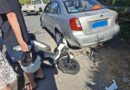Τροχαίο στο Τρίκλινο: Σύγκρουση μηχανής με Ι.Χ.  Τραυματίστηκαν δύο Ιταλοί αναβάτες