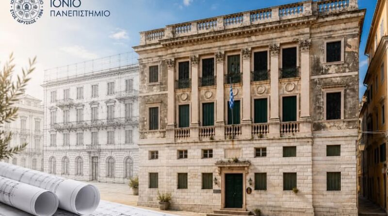 Υποβλήθηκε προς χρηματοδότηση η πρόταση για την αποκατάσταση του Μεγάρου Καποδίστρια – Σημαντικό αναπτυξιακό βήμα για το Ιόνιο Πανεπιστήμιο