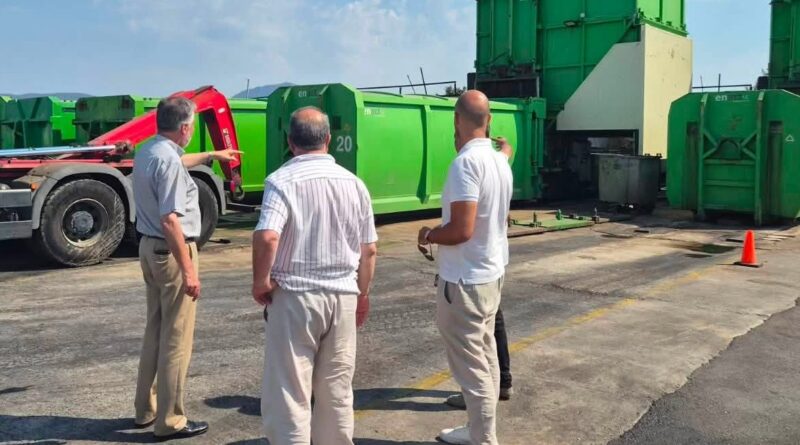 Στο Τεμπλόνι ο Στέφανος Πουλημένος: 230 τόνοι απορριμμάτων την ημέρα μεταφέρονται εκτός Κέρκυρας