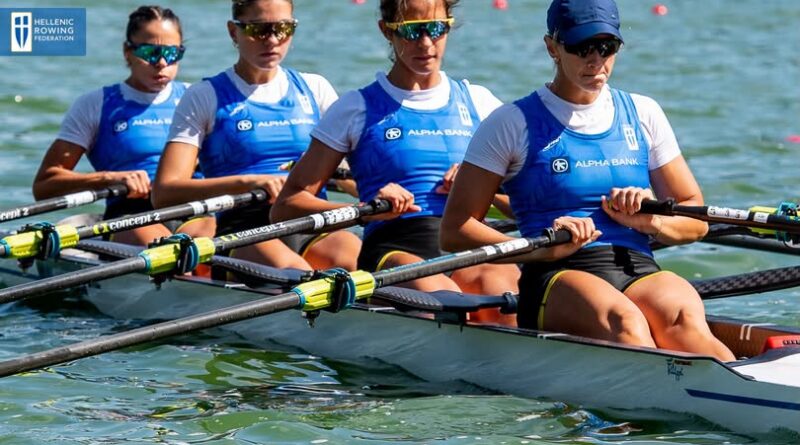 12η στη γενική κατάταξη η τετράκωπος γυναικών στο Παγκόσμιο του Άμστερνταμ