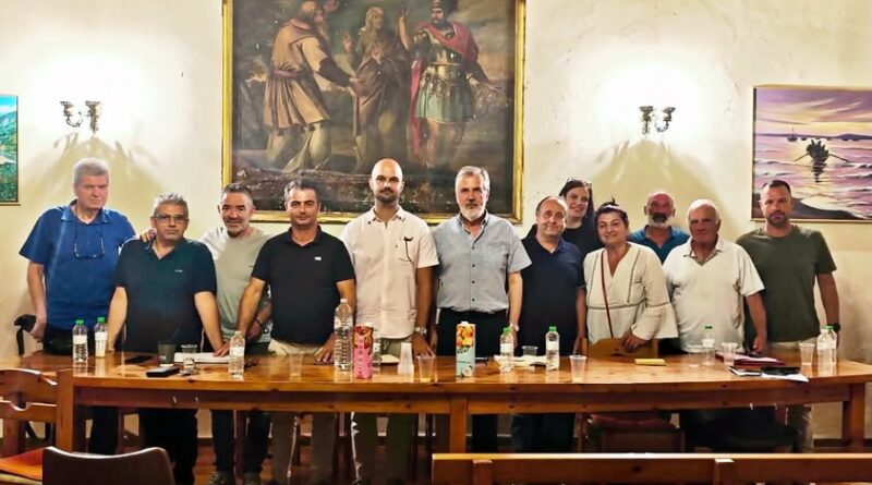 Συνάντηση του Δημάρχου με τη Συντονιστική Επιτροπή Προέδρων Κοινοτήτων στις Μπενίτσες