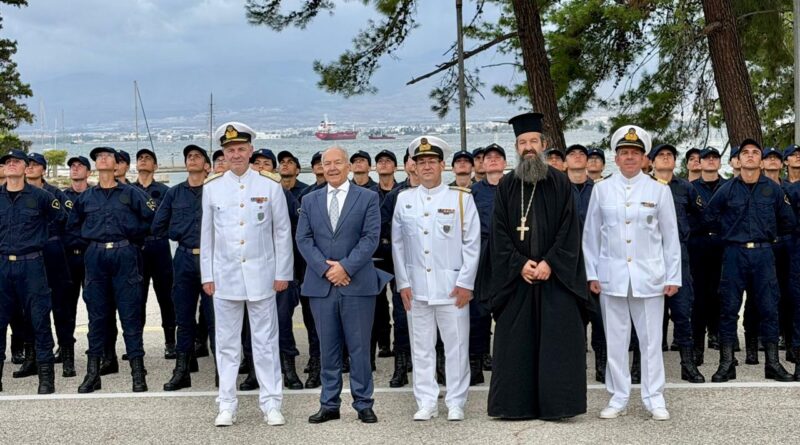 O Στέφανος Γκίκας στην Τελετή Ορκωμοσίας των Δοκίμων Λιμενοφυλάκων