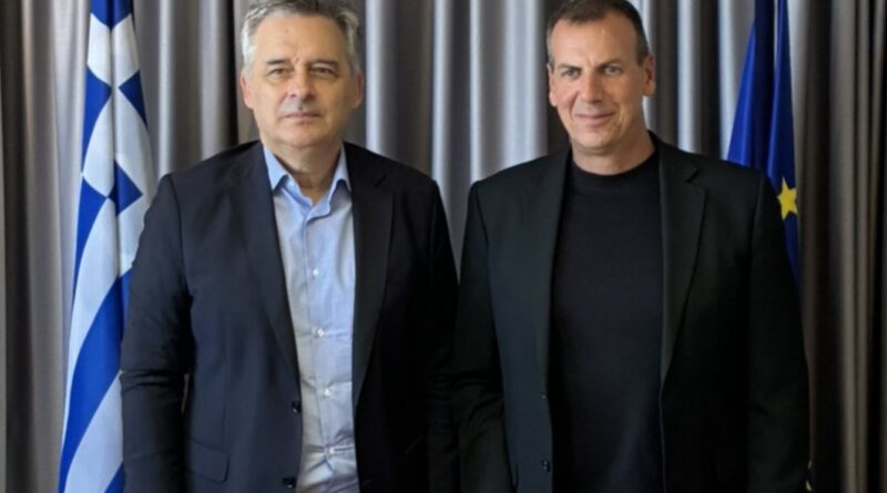 Συνάντηση του Γενικού Γραμματέα Δημήτρη Κατσαρού με τον Δήμαρχο Σπάρτης Μιχάλη Βακαλόπουλο