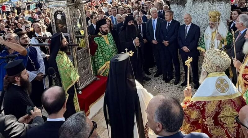 Στα Ομαλά Κεφαλονιάς ο Στέφανος Γκίκας για τον εορτασμό του Αγίου Γερασίμου – Εκπροσώπησε τον Πρωθυπουργό