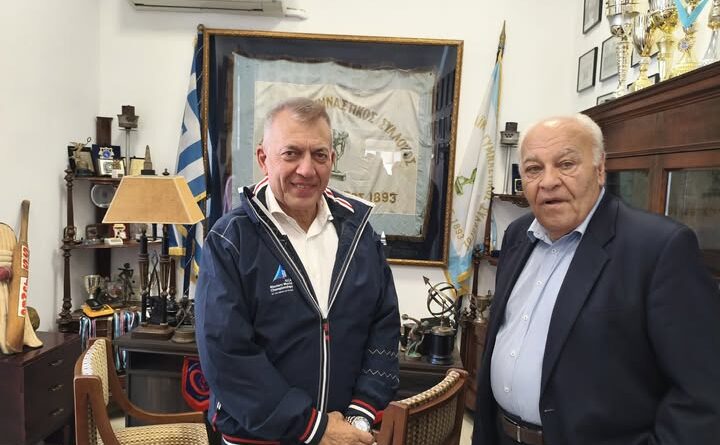 Ο Υπουργός Αθλητισμού κ. Γιάννης Βρούτσης στον ιστορικό Κερκυραϊκό Γ.Σ.