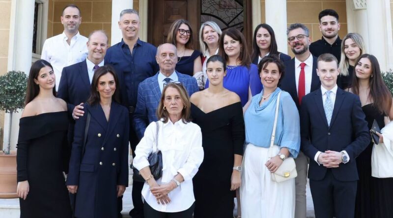 Τιμητική δεξίωση στην Παλαιά Φιλαρμονική από τον Πρέσβη της Ελλάδας στην Κύπρο, Κωνσταντίνο Κόλλια, στη Λευκωσία