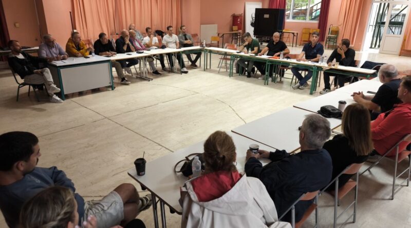 Ουσιαστικός διάλογος της Διοίκησης του Επιμελητηρίου Κέρκυρας με τους επαγγελματίες της Νότιας Κέρκυρας στη Λευκίμμη